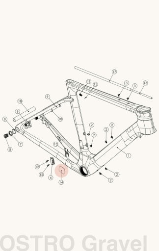 Factor CDP-02-CHAINSTAY / Downtube Protector Plate