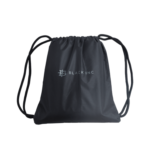 Black Inc Drawstring Bag