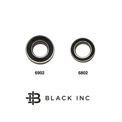 Black Inc Bearing Kit (45, 58)